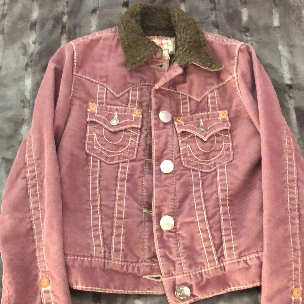 True Religion Corduroy Shearling Jacket